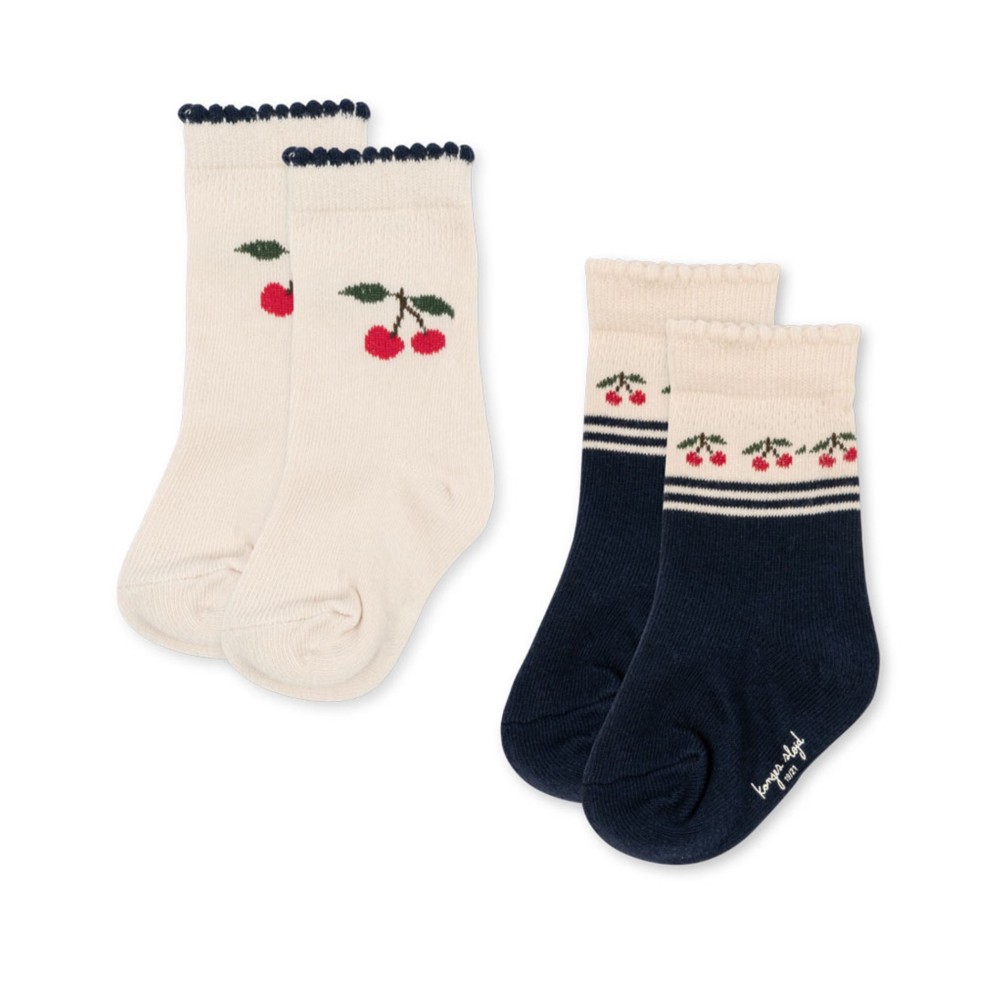 Konges Slojd 2 Pakuotės Jaquard Kojinių