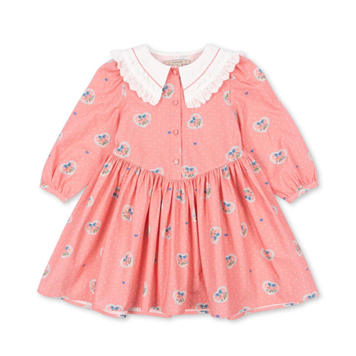 Konges Sløjd Coeur Suknelė Su Apykakle Gots 4