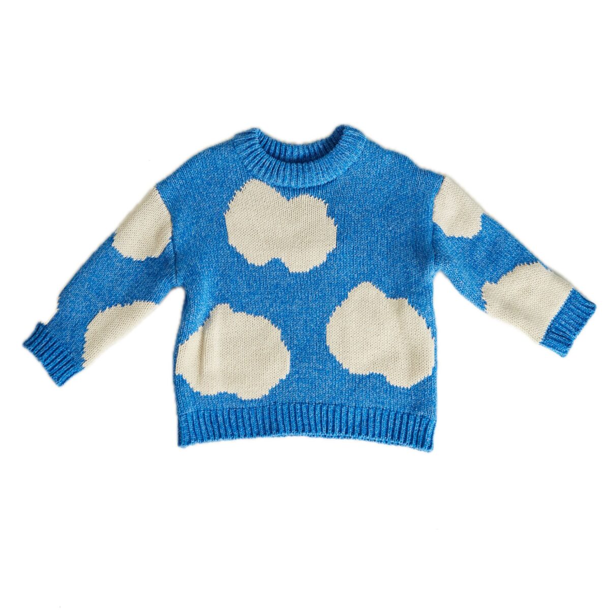 Claude & Co Organic Vaikiskas Megztinis Su Debeseliais 1