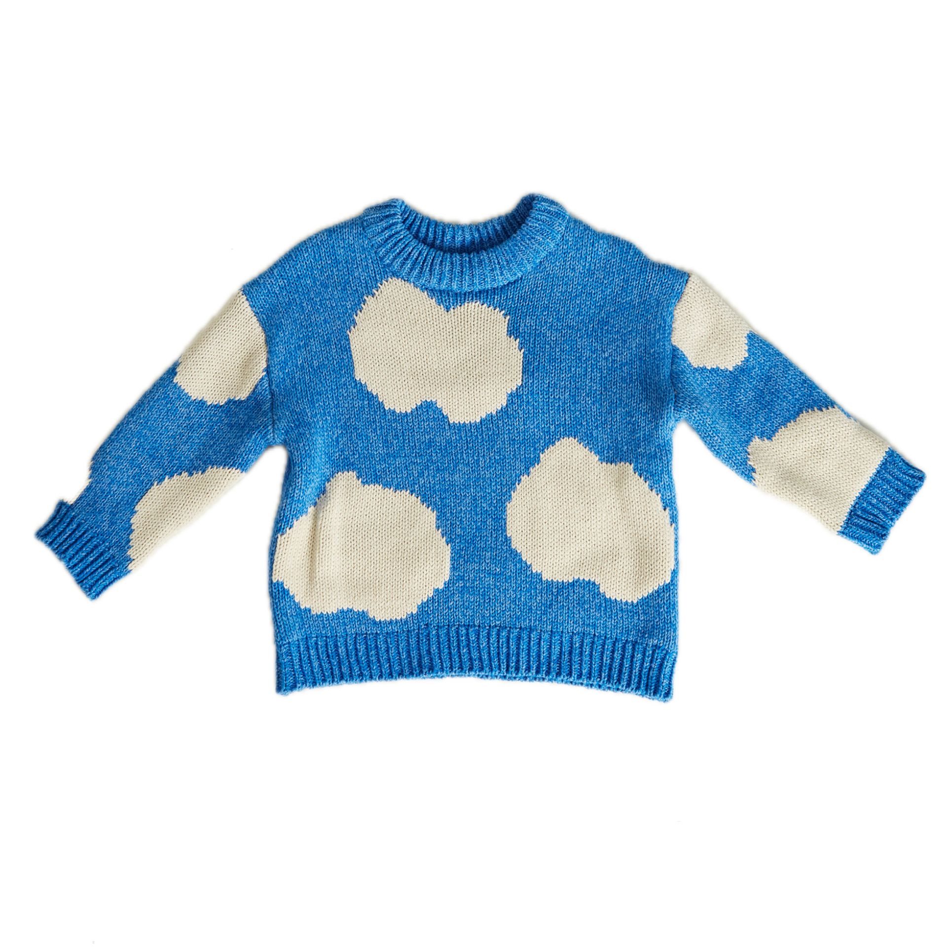 Claude & Co Organic Vaikiskas Megztinis Su Debeseliais 1