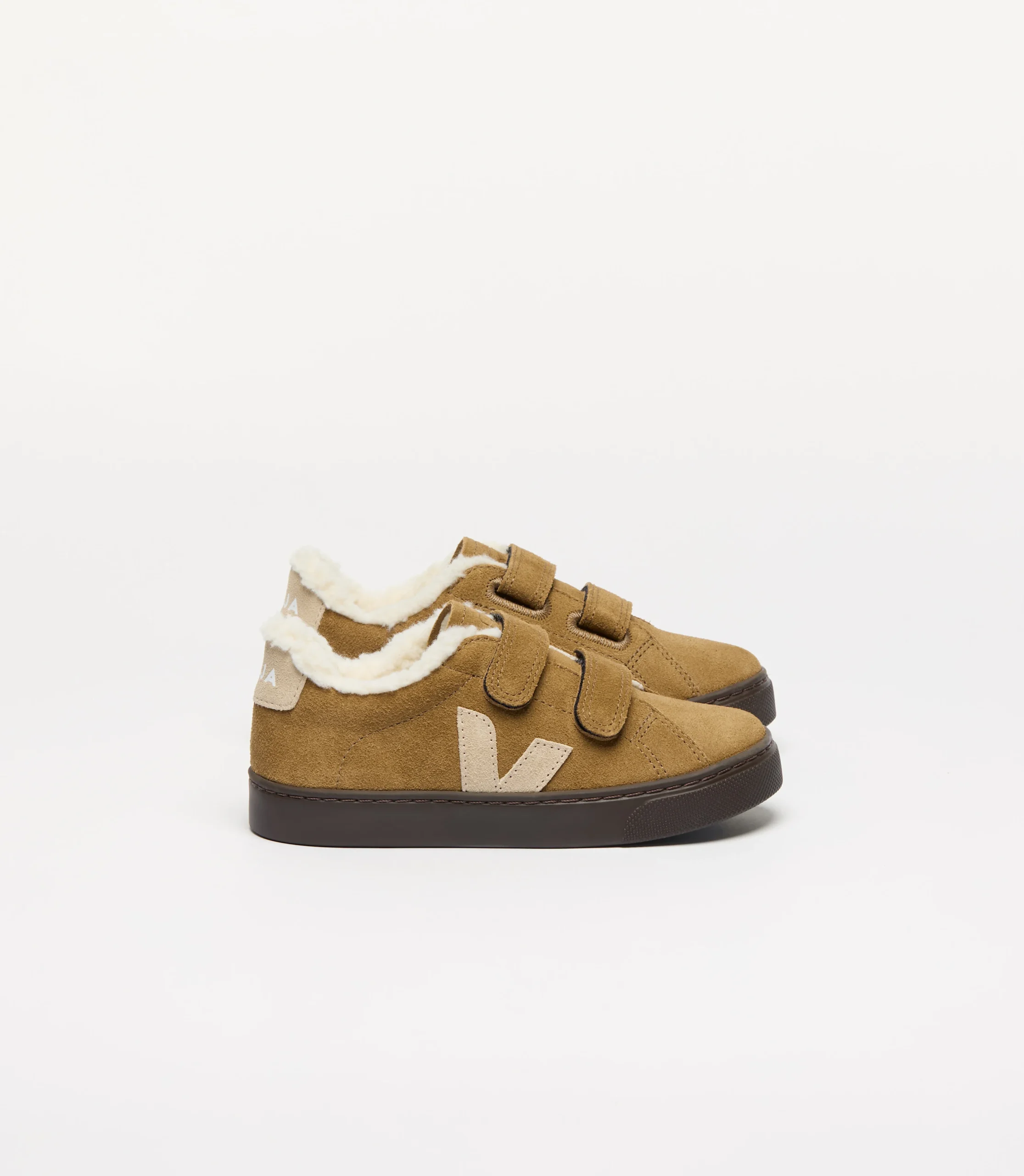 Veja Sneakers Small Esplar Winter Suede Brown Sf0320983 1