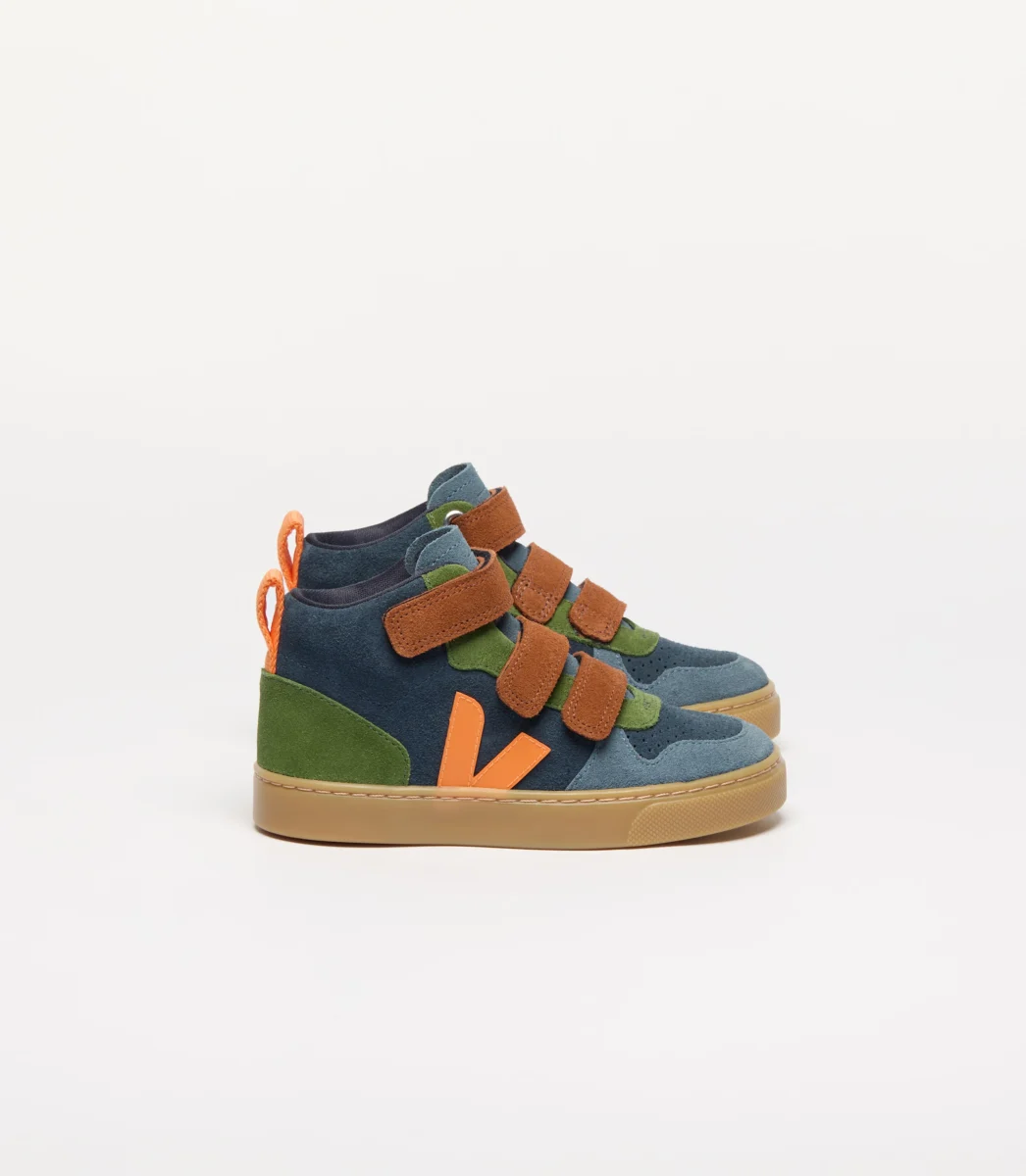 Veja Sneakers Small V 10 Mid Suede Multicolor Dv0320992 1