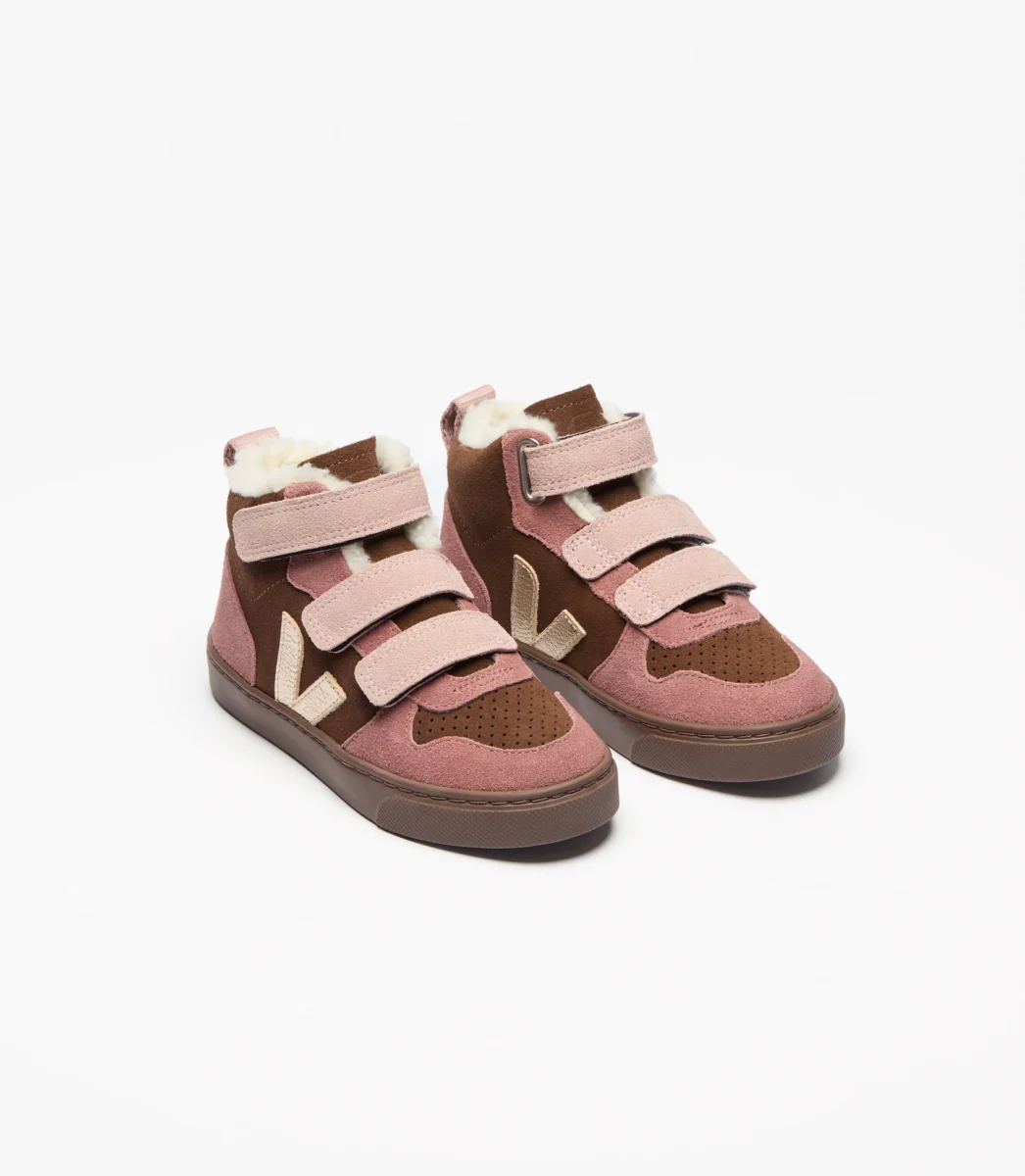 Veja Sneakers Small V 10 Mid Winter Suede Multicolor Df0320994 2