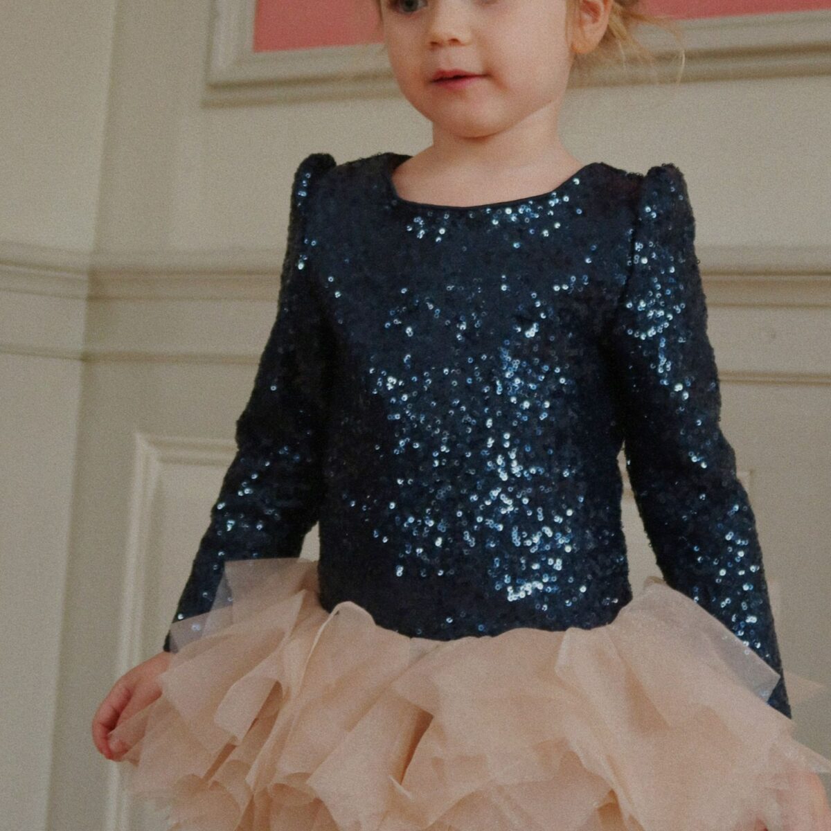 Balerinos Suknele Mergaitiska Su Blizguciais