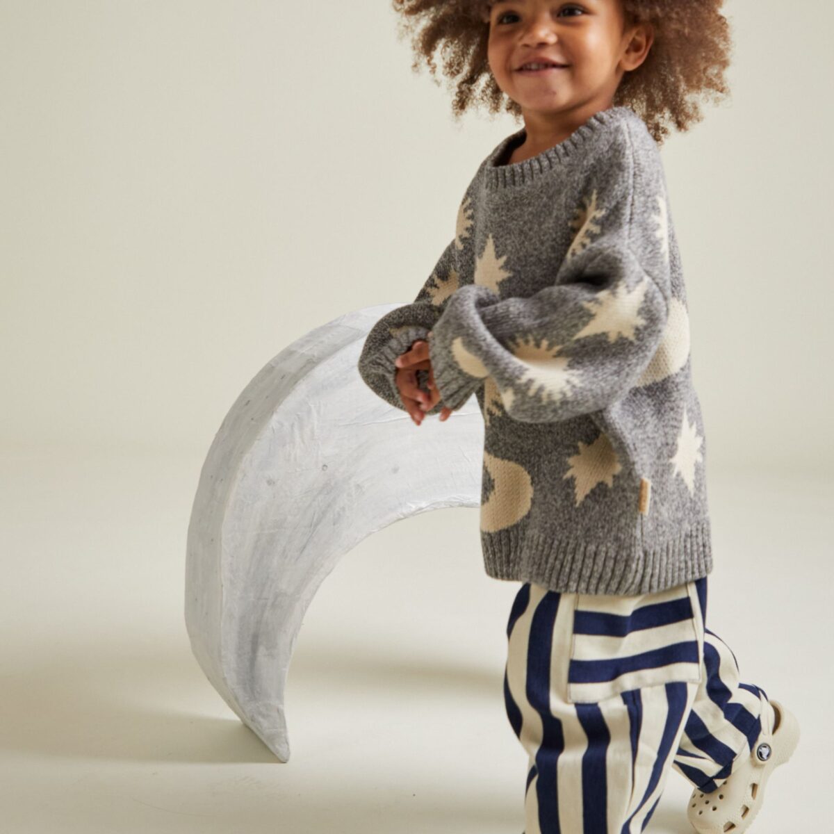 Berniukiskas Megztinis Claude Su Zvaigzdemis