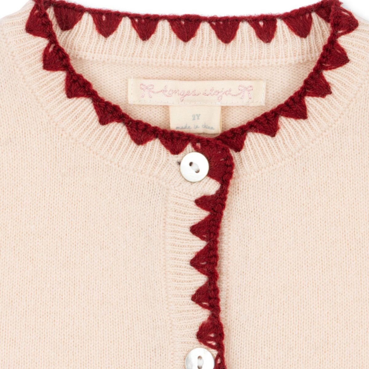 Mergaitiskas Zieminis Megztinis Konges Su Vysniomis