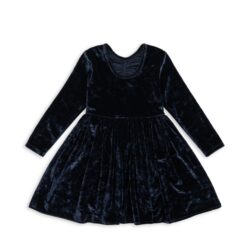 Suknele Veliurine Melyna Mergaitiska