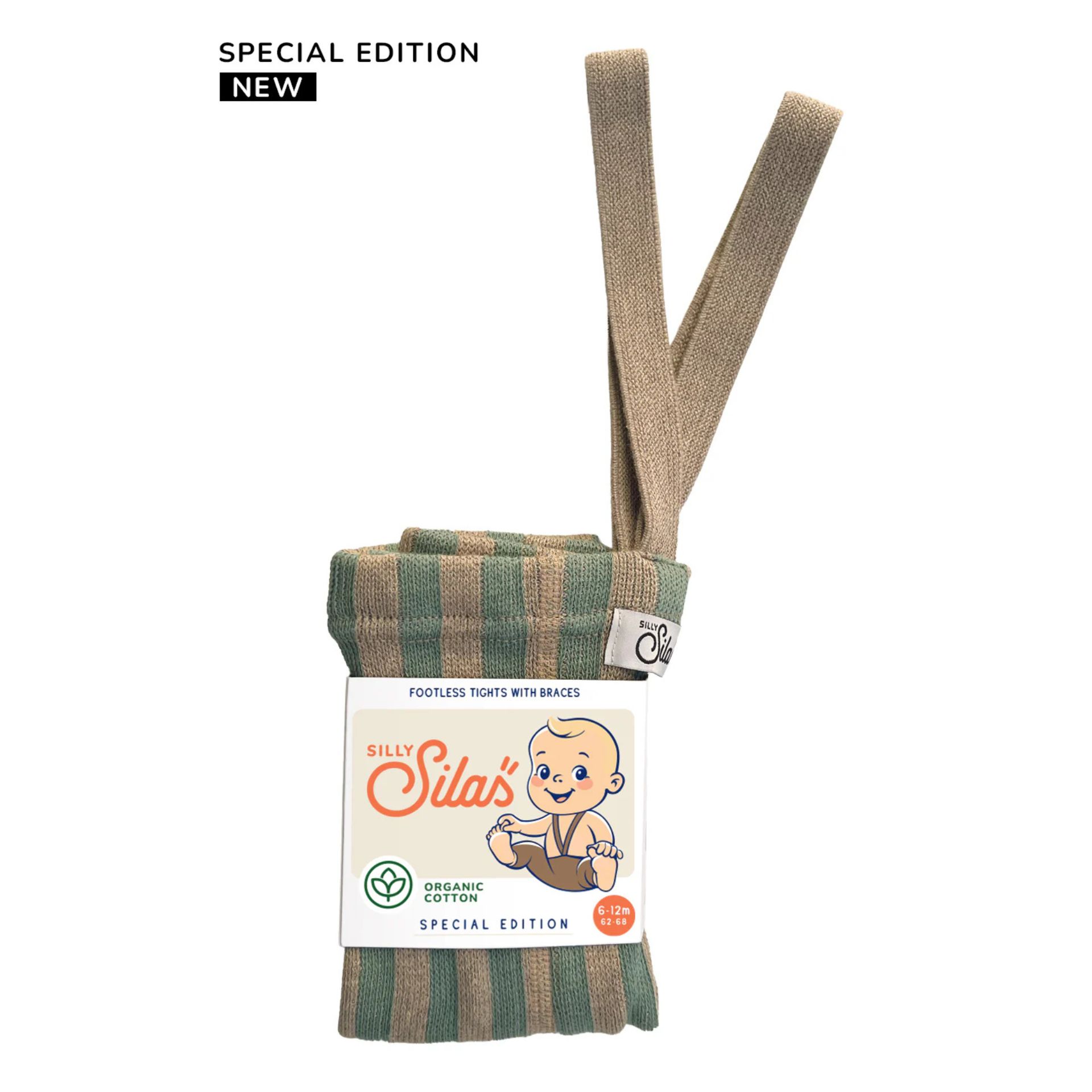 Silly Silas Footless Limited Matcha