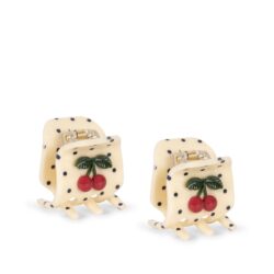 konges slojd 2 vnt. plaukų segtukų su vyšnių taškeliais